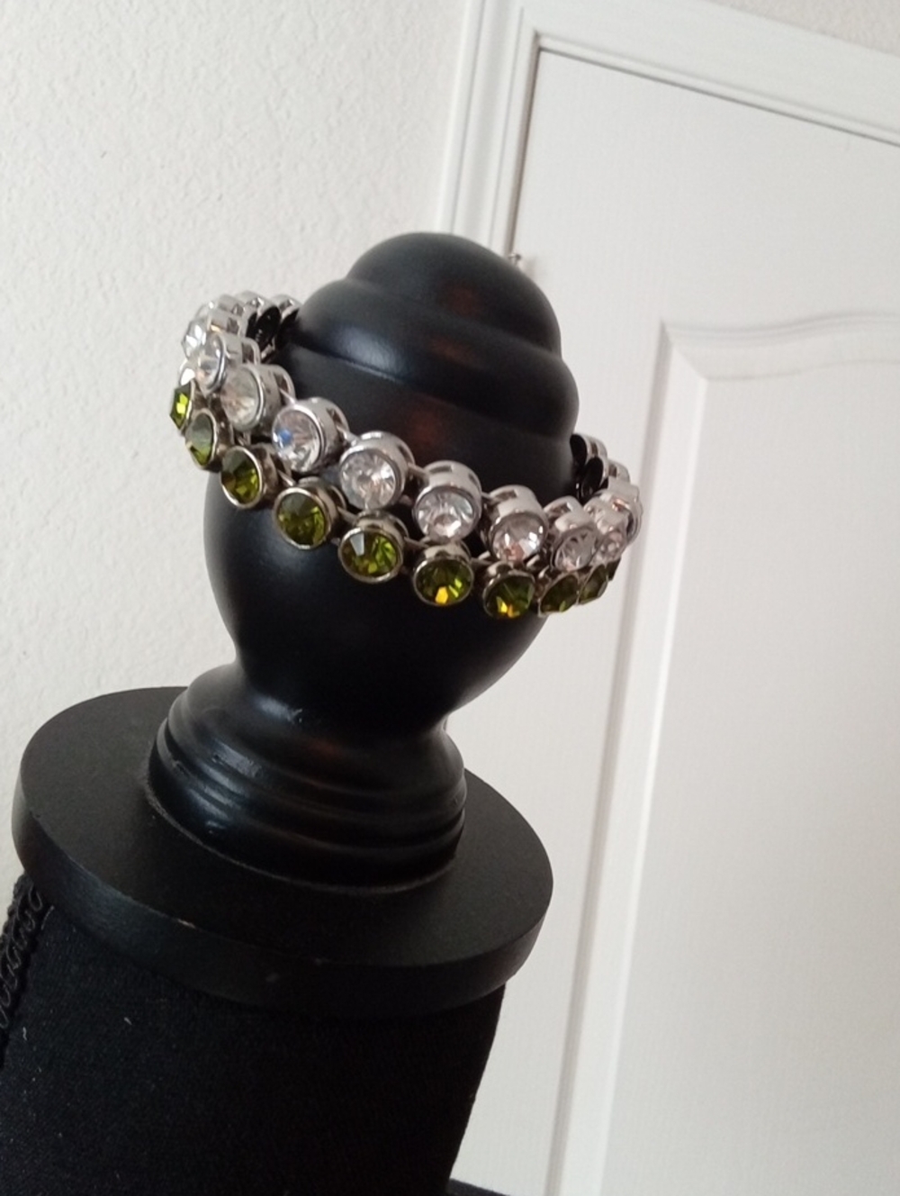 2 Elegant Silver Tone Bracelets